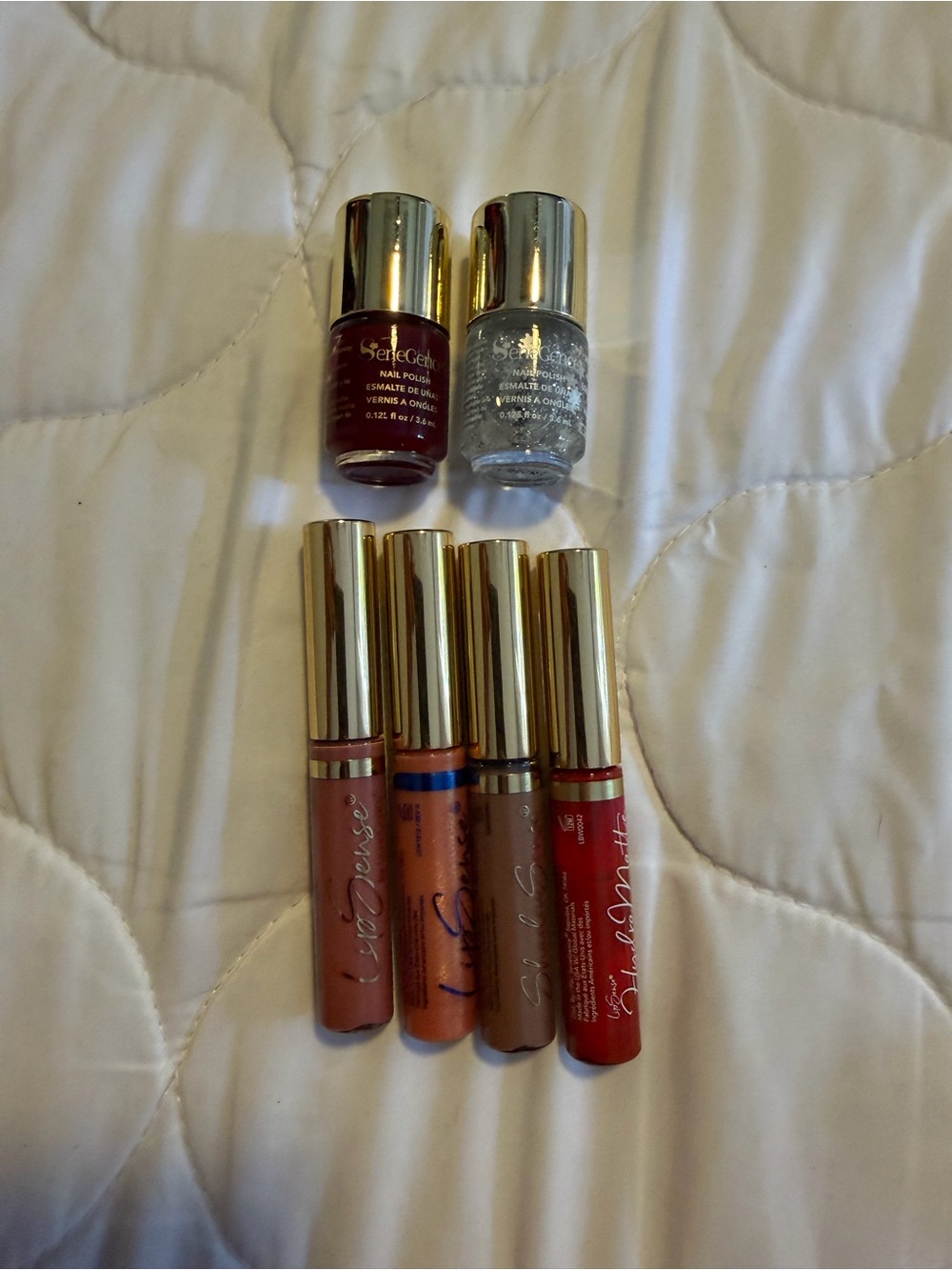 Items from senegence mini beauty calendar